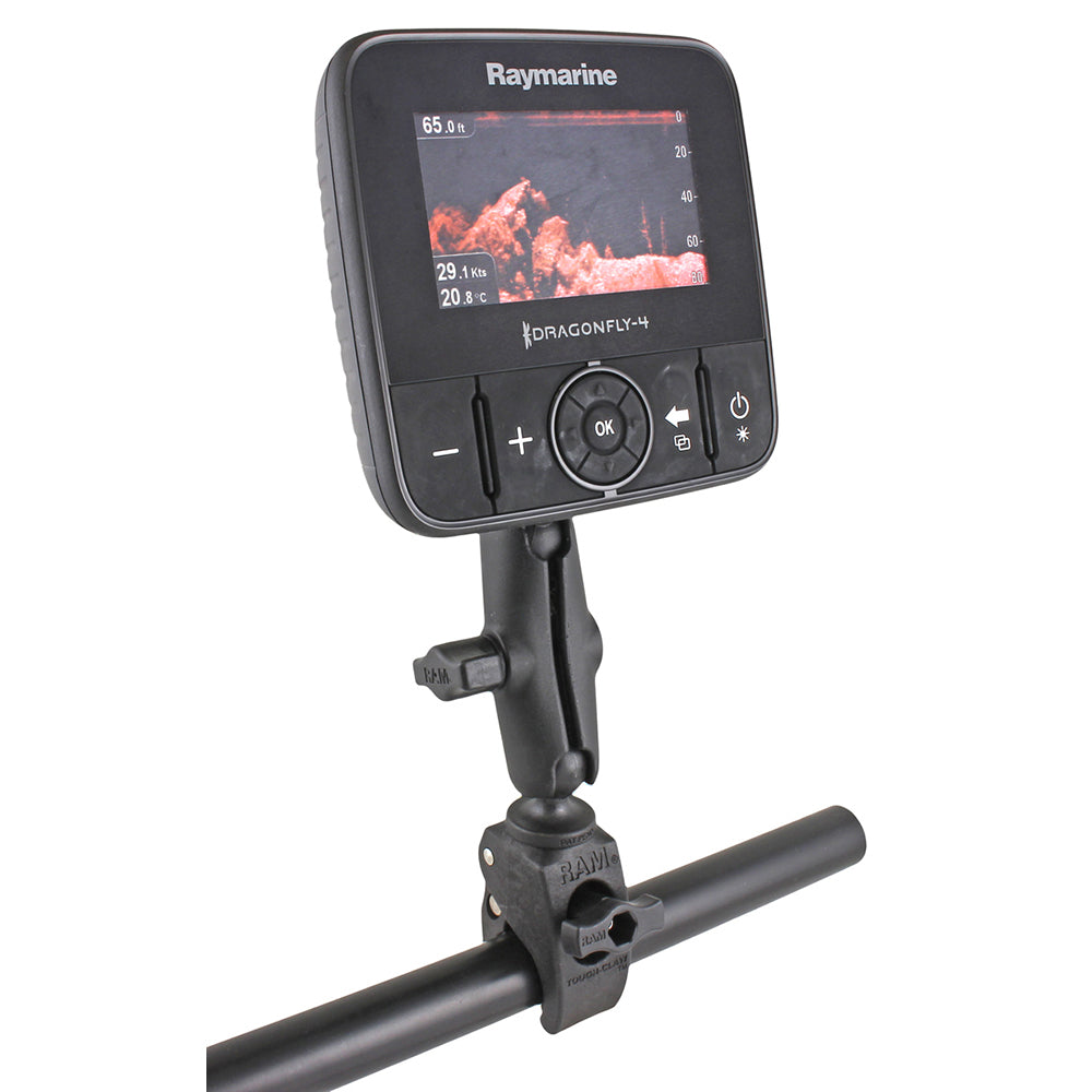 RAM Mount Small ToughClaw Base w1 Ball  M6 x 30 SS Hex Head Bolt fRaymarine Dragonfly45  WiFish