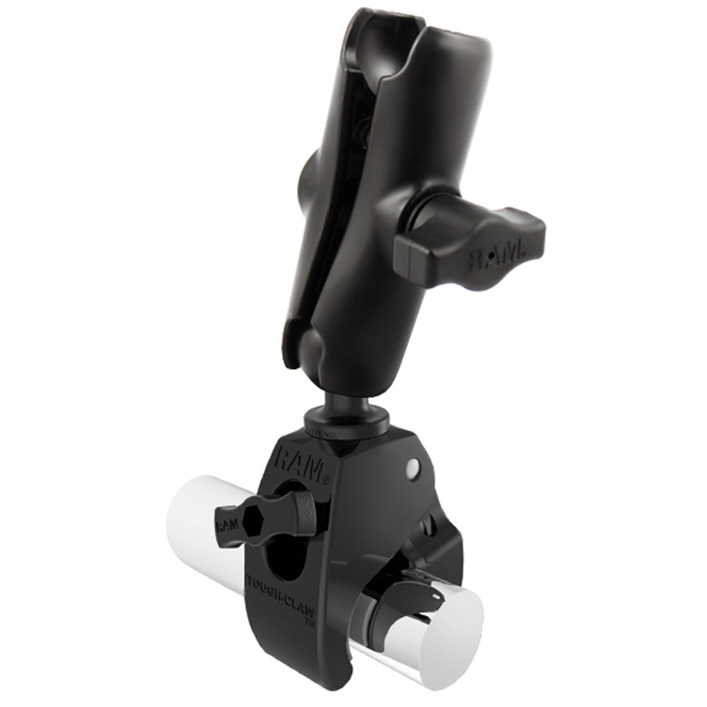 RAM Mount 1 Ball Standard Length Double Socket Arm wMedium ToughClaw Base