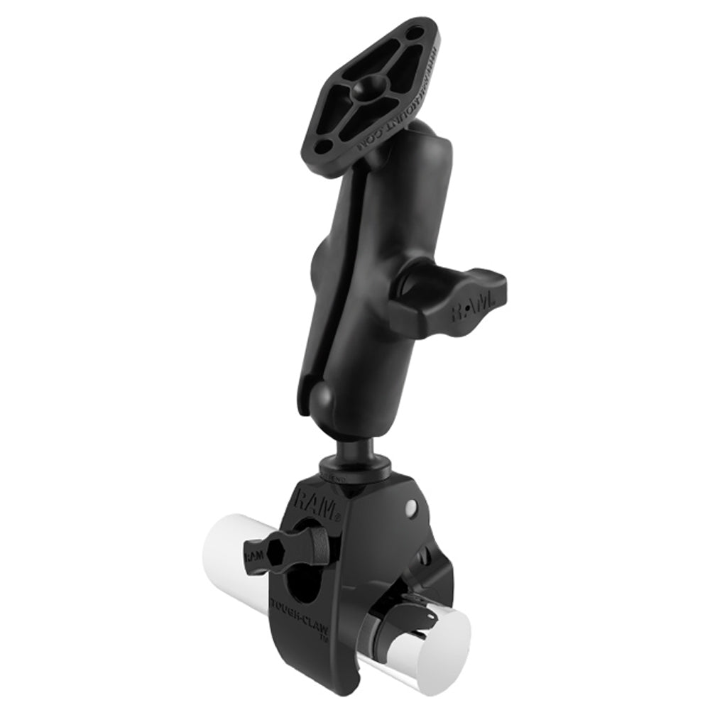 RAM Mount Medium ToughClaw Base wDouble Socket Arm  Diamond Base Adapter