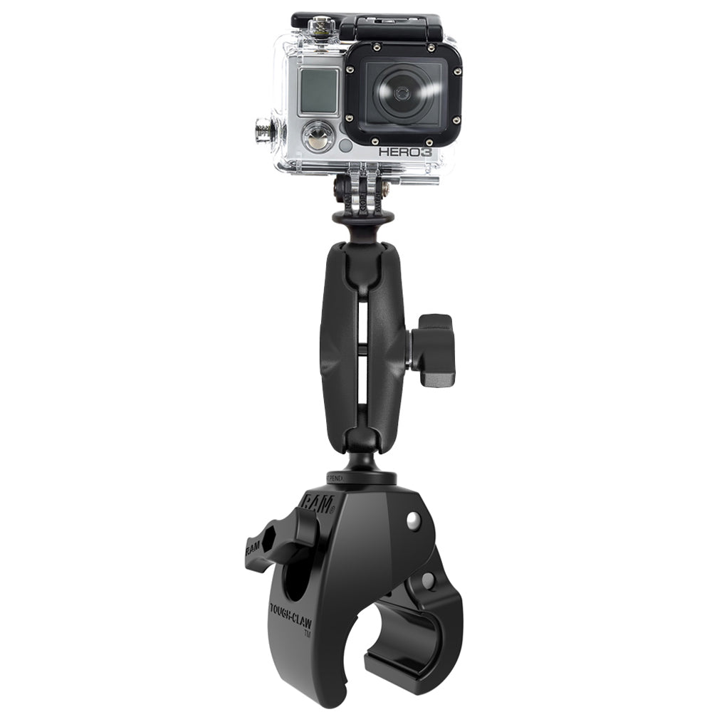 RAM Mount Medium ToughClaw Mount wCustom GoPro Hero Adapter