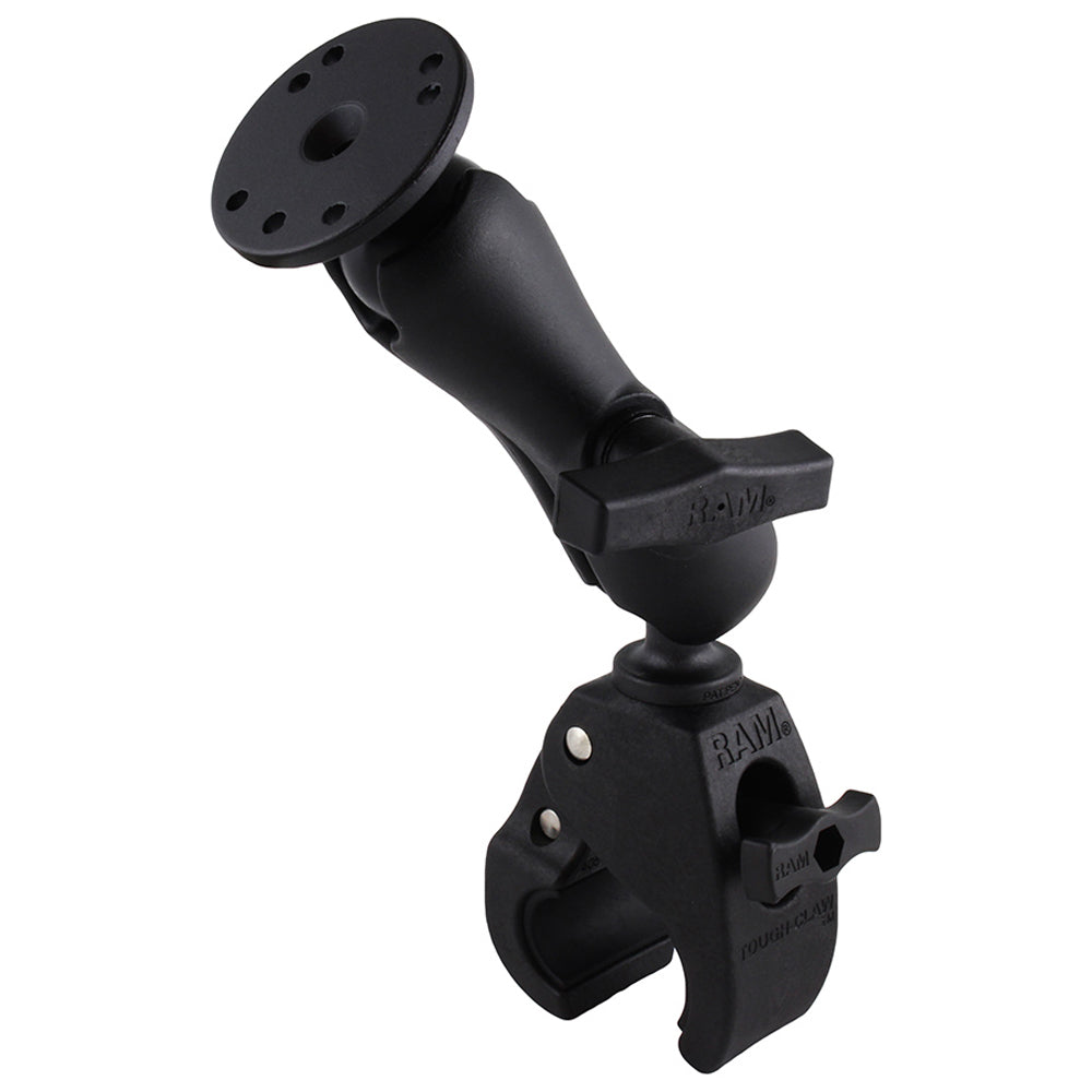 RAM Mount Medium ToughClaw Base wDouble Socket Arm  15 Round Base Adapter