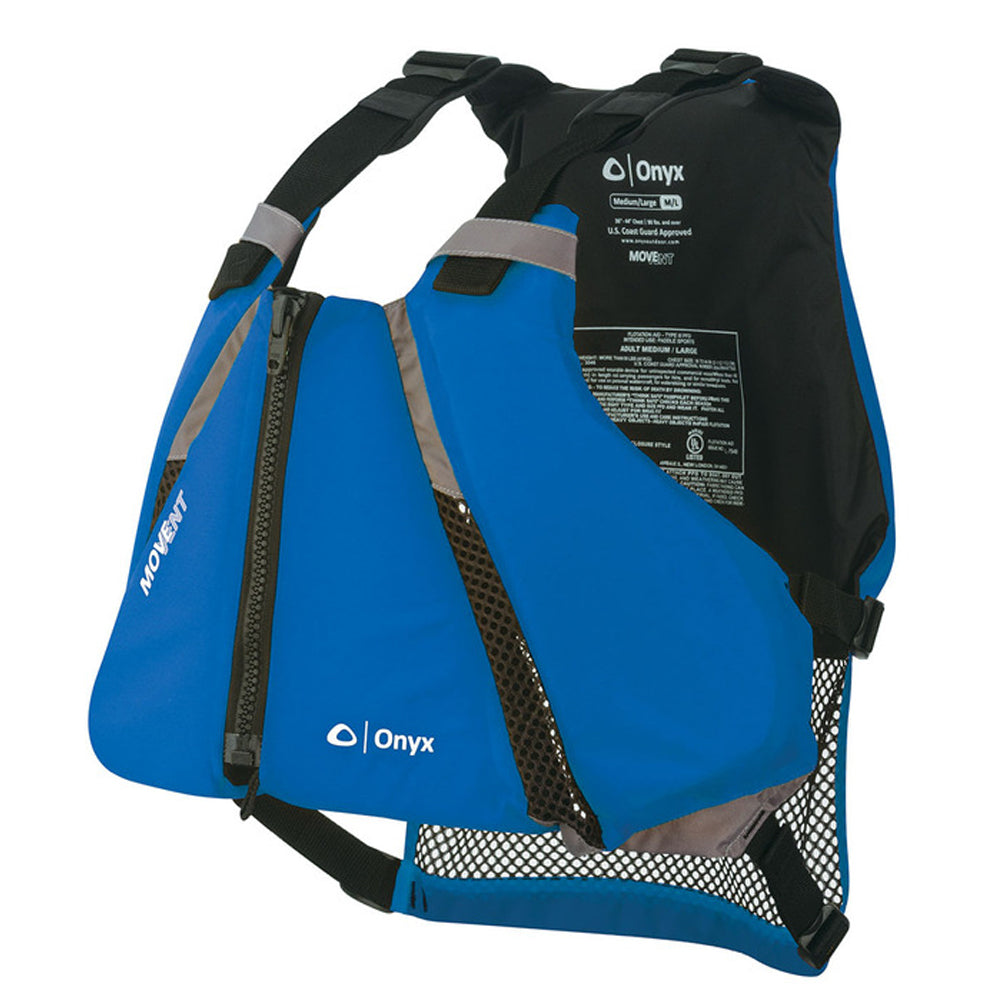 Onyx MoveVent Curve Paddle Sports Life Vest  XSS  Blue