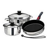 Magma 7 Piece Induction NonStick Cookware Set  Stainless Steel