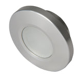 Lumitec Orbit Spectrum Flush Mount Down Light  Brushed Housing  White Dimming  RedBlue NonDimming