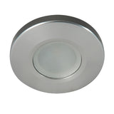 Lumitec Orbit Spectrum Flush Mount Down Light  Brushed Housing  White Dimming  RedBlue NonDimming