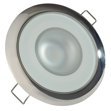 Lumitec Mirage Flush Mount Down Light Spectrum RGBW  Polished Bezel