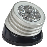 Lumitec Zephyr LED SpreaderDeck Light Brushed Black Base  White NonDimming