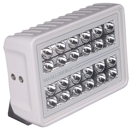 Lumitec Maxillume h120  Trunnion Mount Flood Light  White Housing  White Dimming