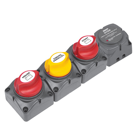 BEP Horizontal Battery Distribution Cluster fSingle Engine wTwo       Battery Banks