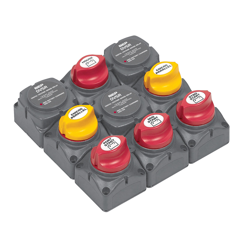 BEP Battery Distribution Cluster fTriple Outboard Engine wFour Battery Banks