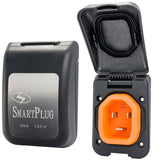 SmartPlug 30 AMP Male NonMetallic Inlet Cover  Black