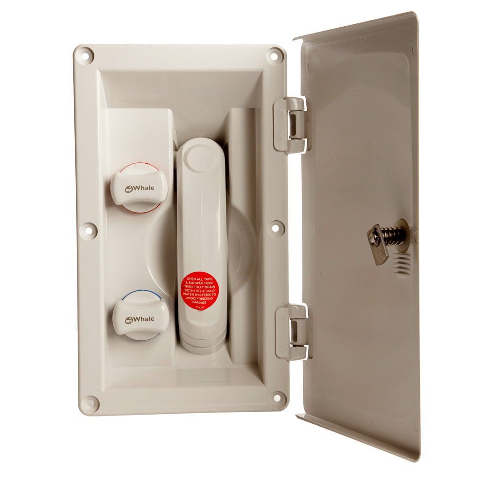 Whale Swim N Rinse Transom Shower Hot  Cold Mixer wCover