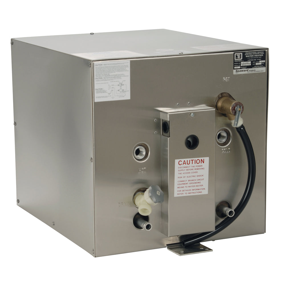 Whale Seaward 11 Gallon Hot Water Heater wFront Heat Exchanger  Stainless Steel  120V  1500W