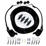Rupp Double Rigging Kit wLokUps  NokOuts  260 Black Mono