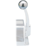 Rupp Control Knob Silver For Morse Controls 3824 Thread