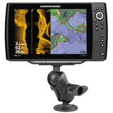 RAM Mount 225 Ball Mount w368 Round Base  2 x 5 Rectangular Base fHumminbird HELIX 9 10  12