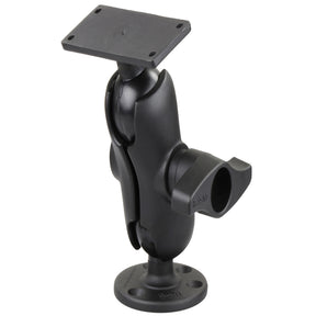 RAM Mount 225 Ball Mount w368 Round Base  2 x 5 Rectangular Base fHumminbird HELIX 9 10  12