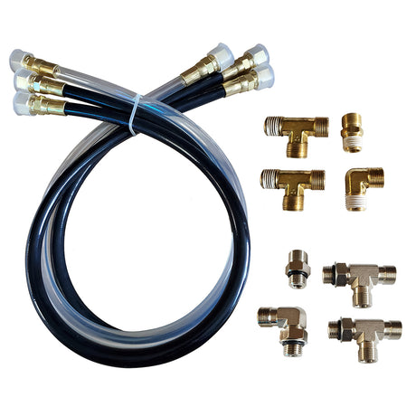 SITEX Autopilot Hydraulic Steering Installation Kit wHoses  Fittings