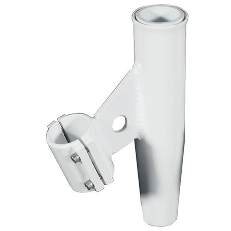 Lees ClampOn Rod Holder  White Aluminum  Vertical Mount  Fits 1660 OD Pipe