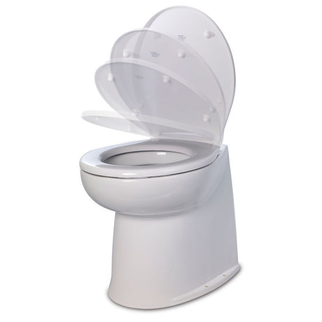 Jabsco 17 Deluxe Flush Fresh Water Electric Toilet wSoft Close Lid  12V