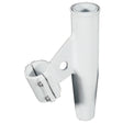 Lees ClampOn Rod Holder  White Aluminum  Vertical Mount  Fits 1900 OD Pipe