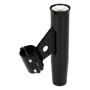 Lees ClampOn Rod Holder  Black Aluminum  Vertical Mount  Fits 2375 OD Pipe