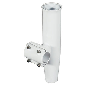 Lees ClampOn Rod Holder  White Aluminum  Horizontal Mount  Fits 1050 OD Pipe