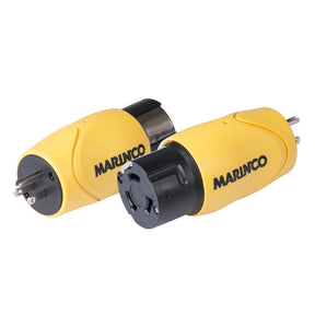 Marinco Straight Adapter  15A Male Straight Blade to 50A 125250V Female Locking