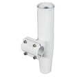 Lees ClampOn Rod Holder  White Aluminum  Horizontal Mount  Fits 1315 OD Pipe