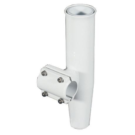 Lees ClampOn Rod Holder  White Aluminum  Horizontal Mount  Fits 1315 OD Pipe
