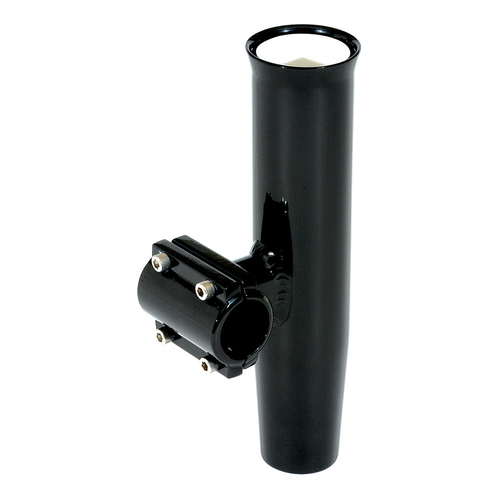 Lees ClampOn Rod Holder  Black Aluminum  Horizontal Mount  Fits 1660 OD Pipe