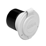 Marinco 15A 125V OnBoard Charger Inlet  Front Mount  White