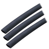 Ancor Adhesive Lined Heat Shrink Tubing ALT  38 x 3  3Pack  Black
