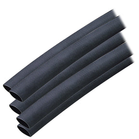Ancor Adhesive Lined Heat Shrink Tubing ALT  38 x 6  5Pack  Black