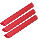 Ancor Adhesive Lined Heat Shrink Tubing ALT  38 x 3  3Pack  Red