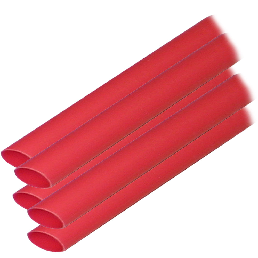 Ancor Adhesive Lined Heat Shrink Tubing ALT  38 x 6  5Pack  Red