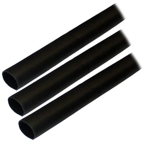 Ancor Adhesive Lined Heat Shrink Tubing ALT  12 x 3  3Pack  Black