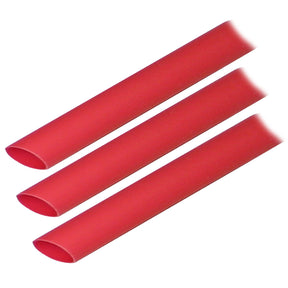 Ancor Adhesive Lined Heat Shrink Tubing ALT  12 x 3  3Pack  Red
