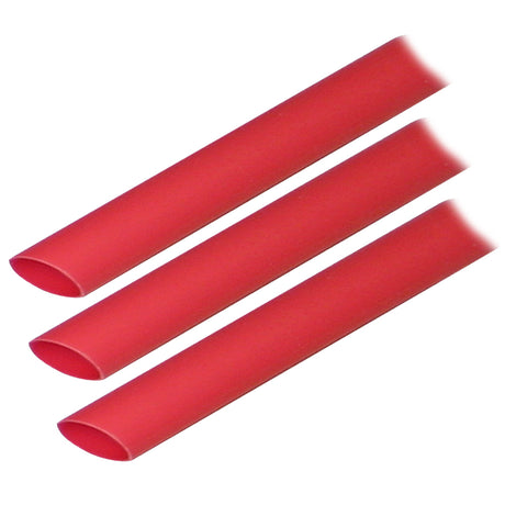 Ancor Adhesive Lined Heat Shrink Tubing ALT  12 x 3  3Pack  Red