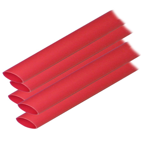 Ancor Adhesive Lined Heat Shrink Tubing ALT  12 x 12  5Pack  Red