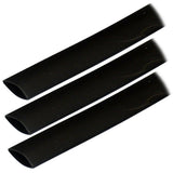 Ancor Adhesive Lined Heat Shrink Tubing ALT  34 x 3  3Pack  Black
