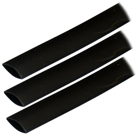 Ancor Adhesive Lined Heat Shrink Tubing ALT  34 x 3  3Pack  Black