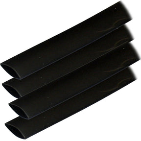 Ancor Adhesive Lined Heat Shrink Tubing ALT  34 x 12  4Pack  Black