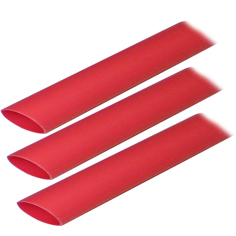 Ancor Adhesive Lined Heat Shrink Tubing ALT  34 x 3  3Pack  Red