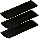 Ancor Adhesive Lined Heat Shrink Tubing ALT  1 x 12  3Pack  Black