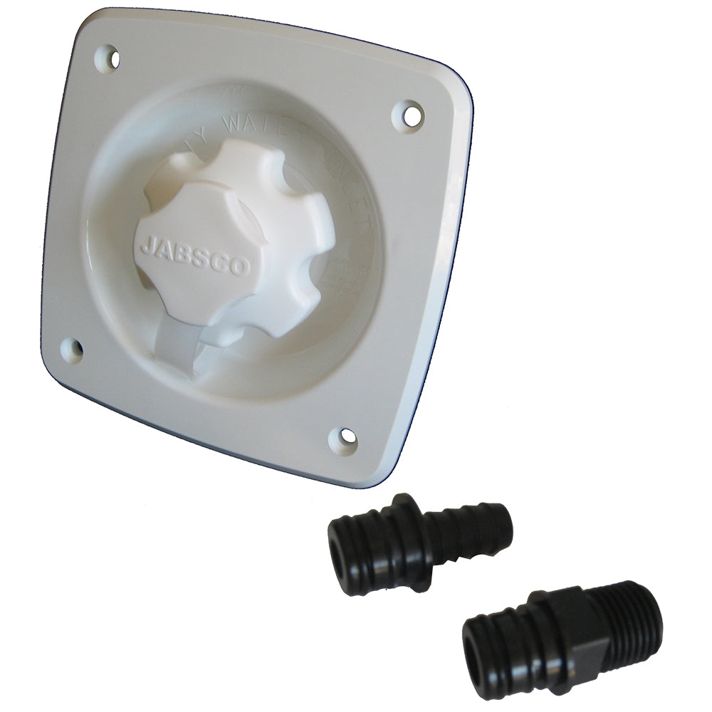 Jabsco Water Pressure Regulator  Flush Mount  White