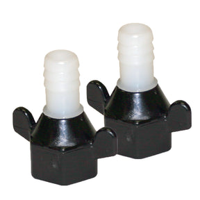 Shurflo by Pentair 12 Barb x 12 NPTF HexWingnut Straight Fitting Pair