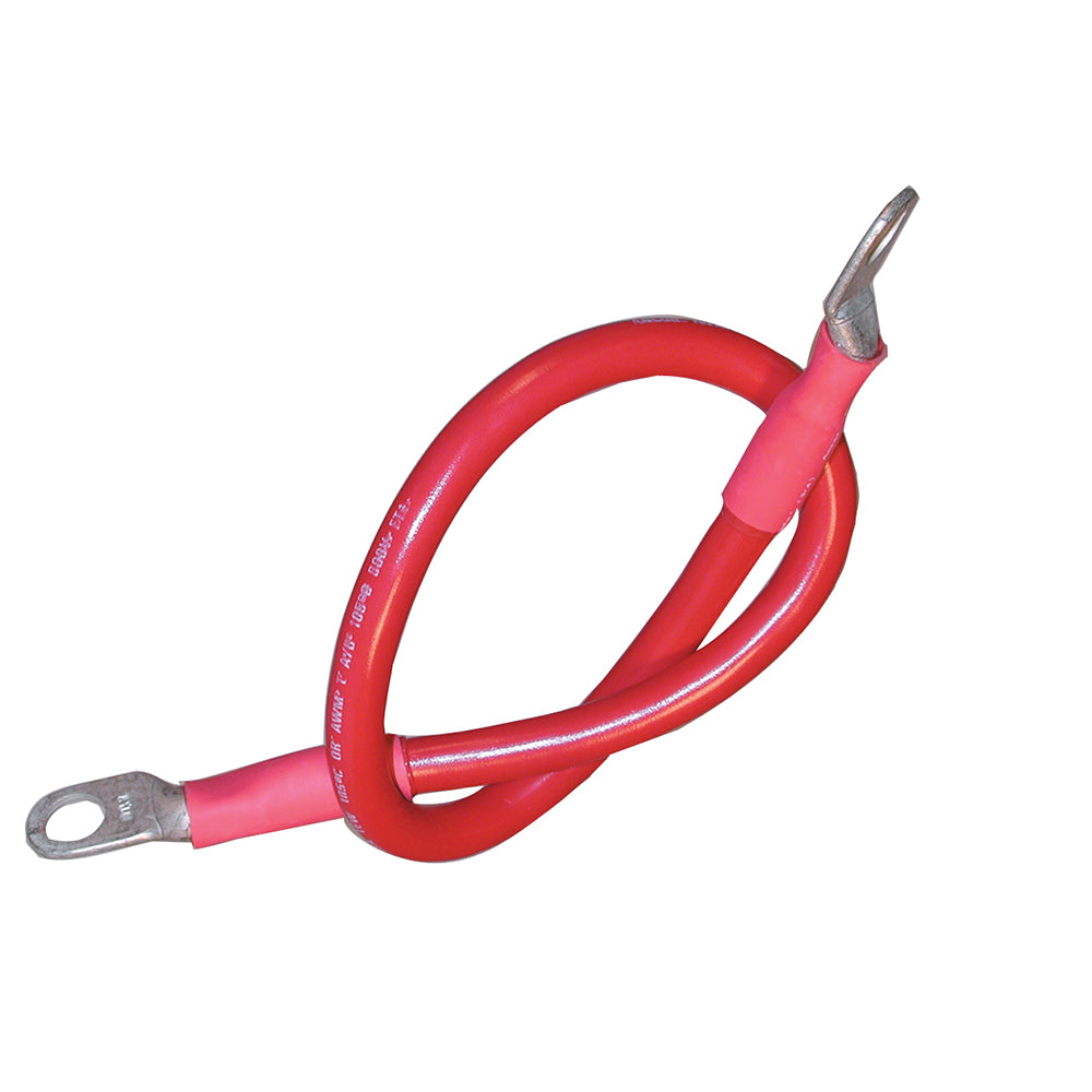 Ancor Battery Cable Assembly 2 AWG 34mm Wire 38 95mm Stud Red  18 457cm