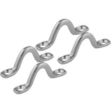 Taco Stamped Stainless Steel Eye Straps 4 Pack