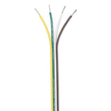 Ancor Ribbon Bonded Cable  164 AWG  BrownGreenWhiteYellow  Flat  100